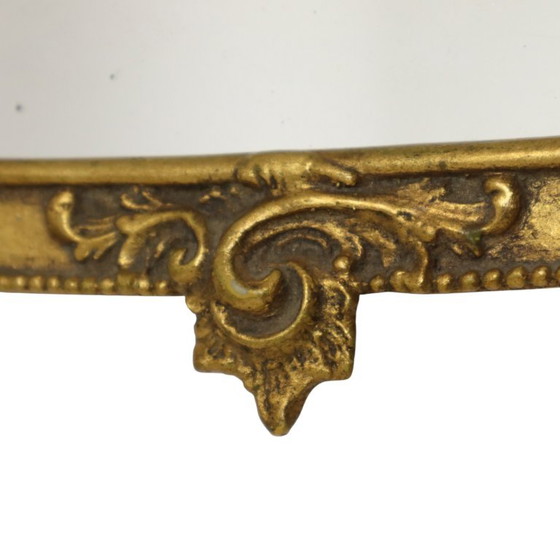 Kleine Franse Kuifspiegel Bladgoud Verguld Barok Stijl – Glass (photo 15 of 26)