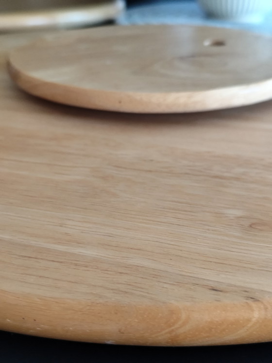 Image 1 of JENS QUISTGAARD ​​Serveerwagen – Mid-Century Vintage Lazy Susan (Dansk Design / Nissen)