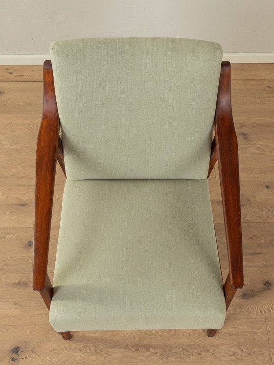 Image 1 of 1950s classic armchair in Mint Green, beech frame
