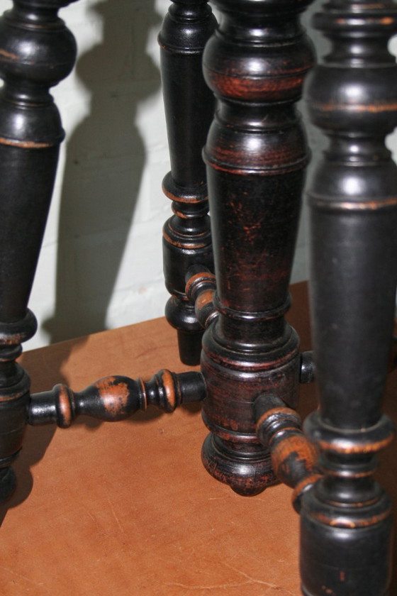 Image 1 of Antique piano stool from Music Room