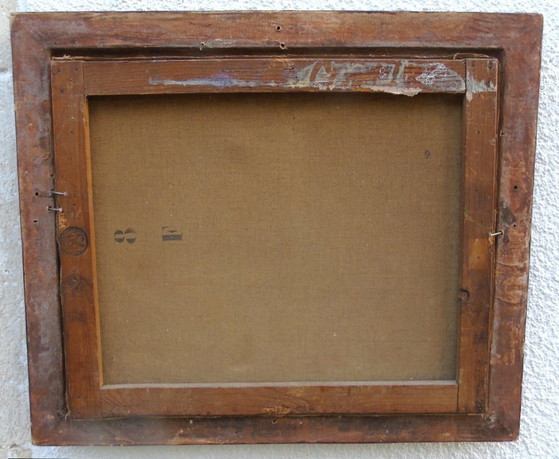Image 1 of Antique French Impressionist Landscape Oil Painting | Original Framed Canvas | Late 19th Century