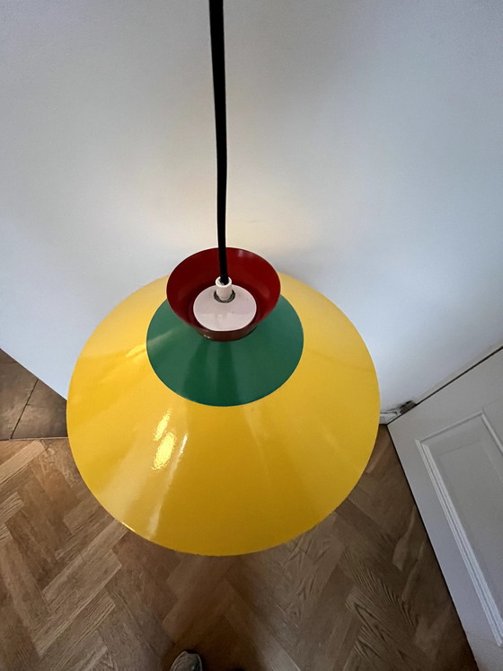 Image 1 of Vintage Gekleurde Hanglamp