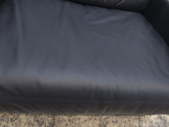 Image 1 of De Sede ds 76 poltrona di design in pelle poltrona sedia divano desede pelle nero