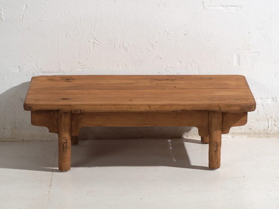 Antieke lage tafel van grenenhout – China, circa 1930 – Salontafels (photo 37 of 40)