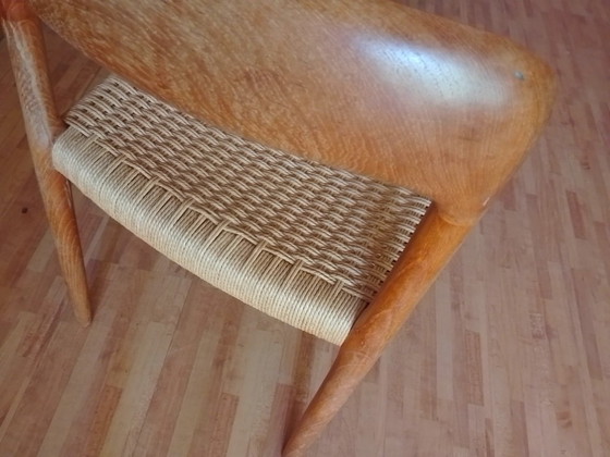 Image 1 of 4 x Deens design eetkamerstoelen Niels Otto Møller model 75