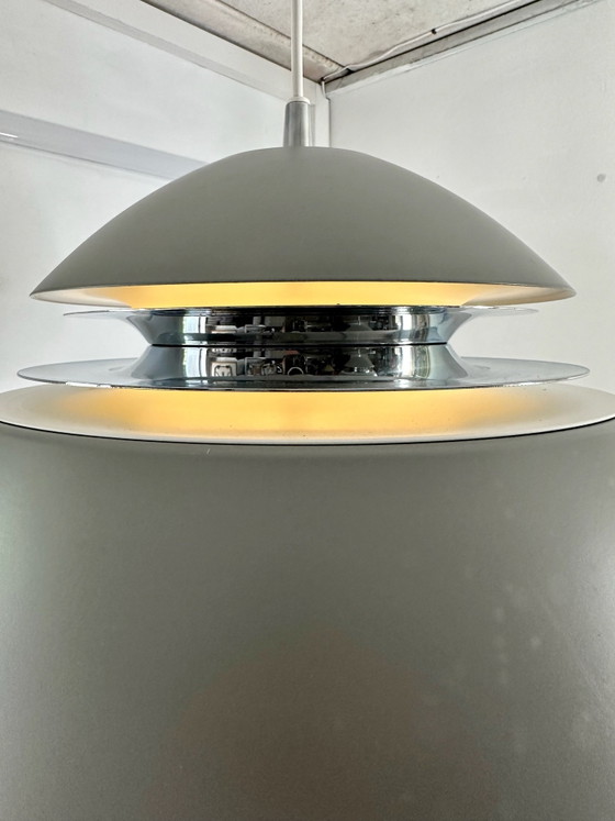 2 Design Belid Avalon Ceiling lights T1301 Mid Century Space Age, Metal, Grey (photo 4 of 14)