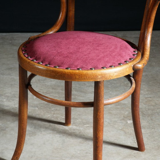 Antique Thonet 233 Chair – 1920s – Office chairs, Textile, Vintage (photo 7 of 8)