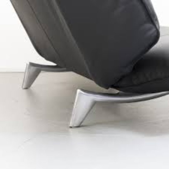 Image 1 of Divano Leolux Tango pelle antracite 3 posti.