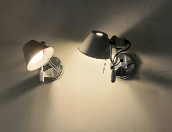 Image 1 of Tolomeo Artemide Coppia di lampade da parete - Design italiano - Alluminio