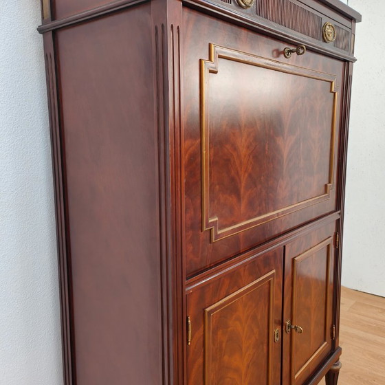 Image 1 of Antieke Mahoniehouten Secretaire in Empire-stijl