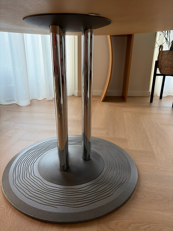 Tavolo da pranzo Leolux (130 cm) con 4 sedie da pranzo Leolux – Set da pranzo, Pelle, Metallo (photo 10 of 11)