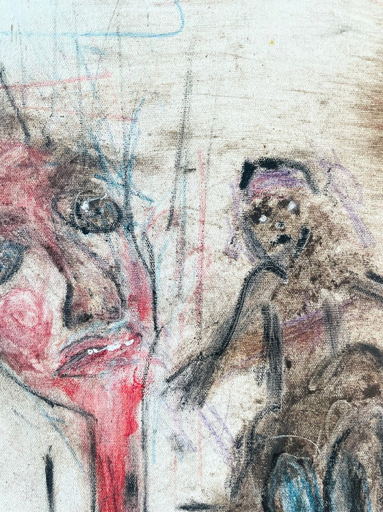 Dipinto Jean-Christophe Wallaert, Echi dalla Mente-Macchina, Espressionismo, Dipinti e disegni, Tela (foto 4 di 8)
