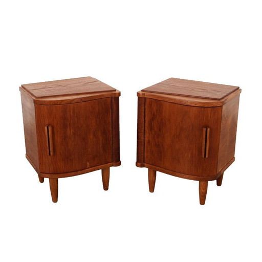 Ensemble de tables de chevet, design danois, années 1960, fabriquées au Danemark