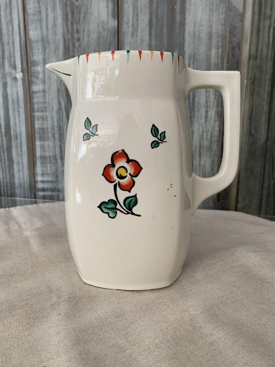 Cruche à eau en céramique vintage – Verres et carafes (photo 2 of 6)