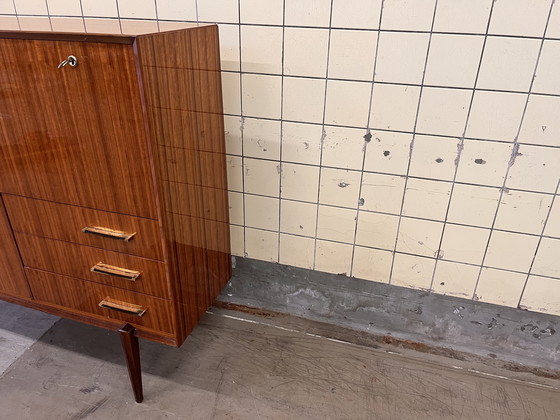 Image 1 of Vintage high-gloss bar cabinet by Van Pelt