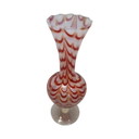 Vaso opalino vintage in stile muranese