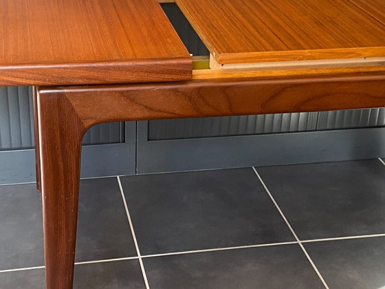 Tavolo allungabile scandinavo in teak 150/225x86cm vintage anni '60 – NF, Tavoli da pranzo, Legno (photo 13 of 20)