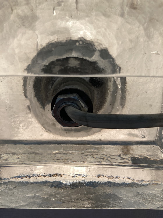 Image 1 of 2 vintage design tafellampen uit de jaren 80 van Murano-glas