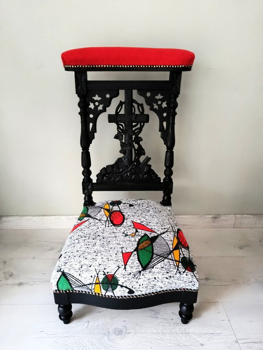 Napoleon III style prie-dieu renovated