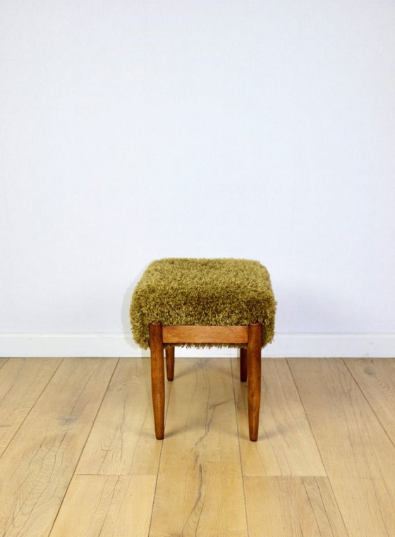 Image 1 of Edmund Homa Barhocker, hochsitzig, Haarfarbe Khaki/Olive