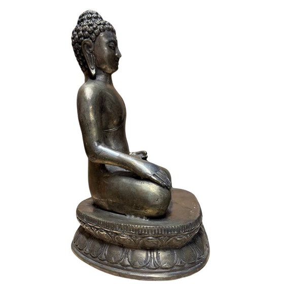 Shakyamuni Buddha aus gemischtem Metall, 19. Jahrhundert – Bildhauerei, Brass (photo 3 of 10)