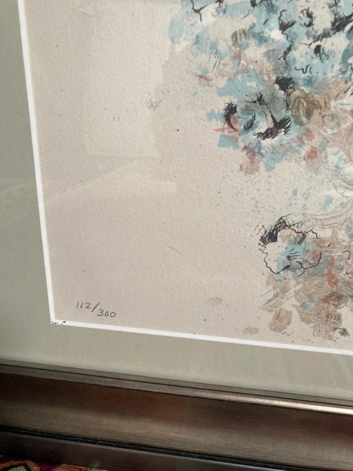 Beautiful Framed Screen Print by Jorge Dumas