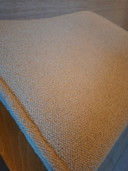 2x Farstrup beige Fußhocker