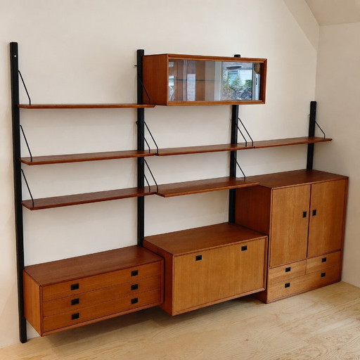 Sistema de armarios/muebles de pared Topform de estilo vintage – wandkast, Wood