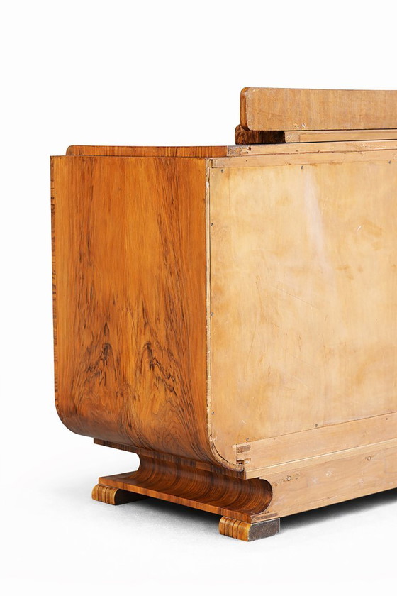 Origineel art-deco dressoir, van J. Halabala voor UP Závody, walnoothout, Tsjechië, jaren 1920 – Wood (photo 14 of 16)