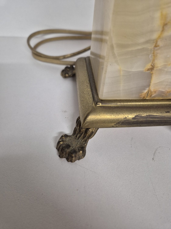 Vintage Onyx Lamp Base – Table lamps, Stone (photo 3 of 12)