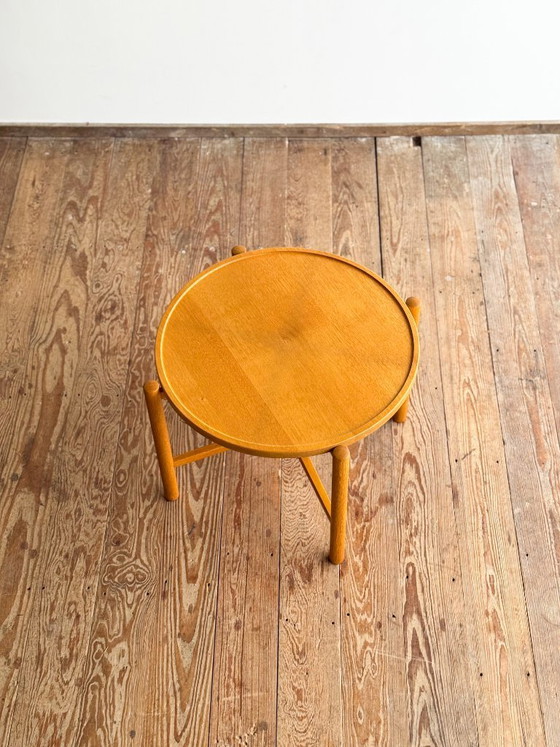 Image 1 of Dienbladtafel AT 35 / PP 35 van Hans J. Wegner voor Andreas Tuck
