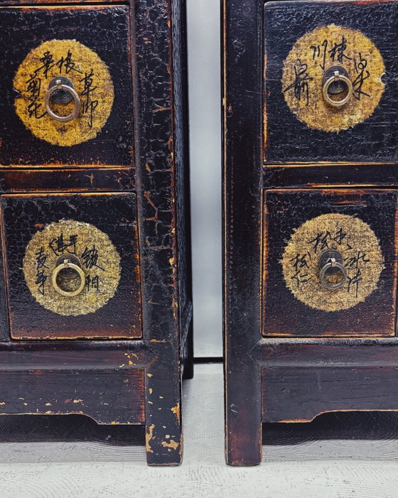 Armoire d'apothicaire chinoise ancienne – Commodes, Wood (photo 7 of 8)