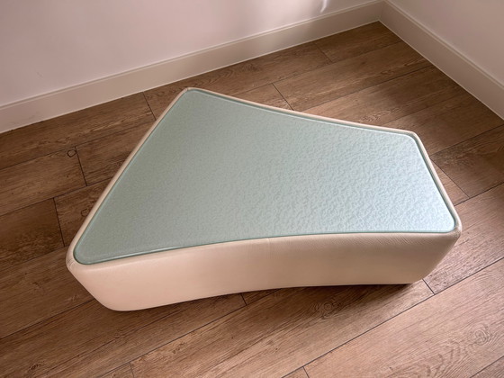 Image 1 of Mesa de centro Leolux modelo Archipel cuero/vidrio