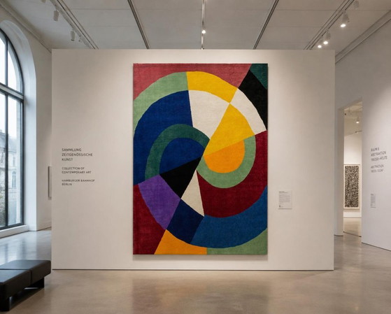 Alfombra Diagonale de Sonia Delaunay – Lana tejida a mano sobre algodón, 190 x 260 cm – Wool (photo 2 of 9)