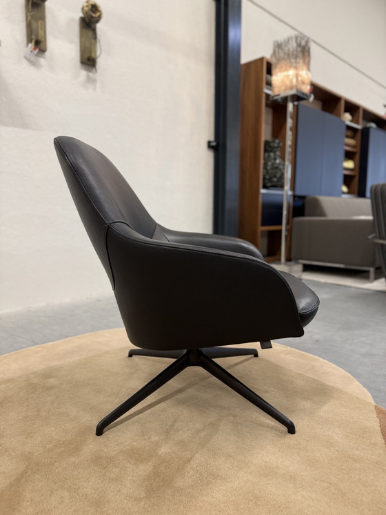 Image 1 of Poltrona Girevole Leolux Lanah Pelle Negev