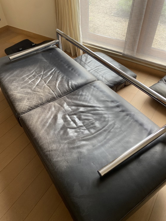 Image 1 of Divano di design Rolf Benz in pelle nera