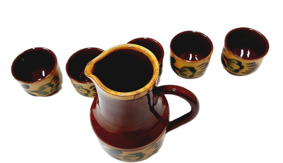 Image 1 of Vintage Ceramic Mulled Brandy Set