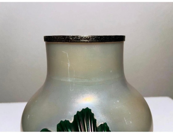 Vase Art Nouveau antique de Bohême, Kralik ou Loetz – Sculptures en verre, Glass (photo 6 of 8)
