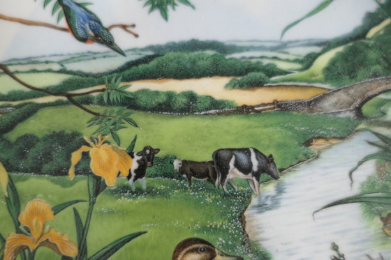 Image 1 of Assiettes décoratives Wedgwood 3 x par Colin Newman 1987