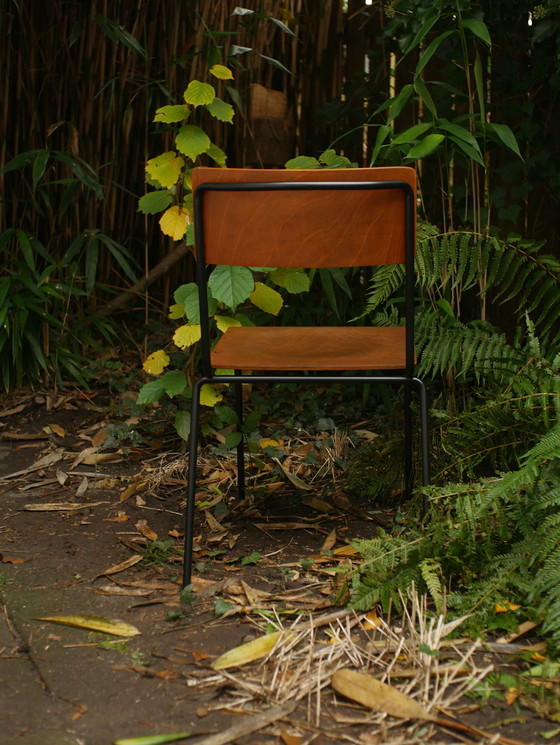 Image 1 of 2X Vintage Dutch School Chairs