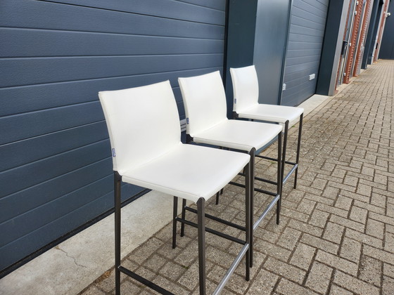 Image 1 of Zanotta Lia tabourets de bar / chaises de bar 3x