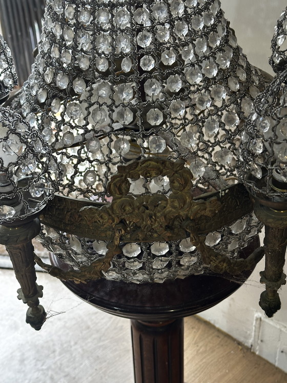 Image 1 of Kronleuchter im Stil Louis XVI. (Mongolfiere) – 19. Jahrhundert