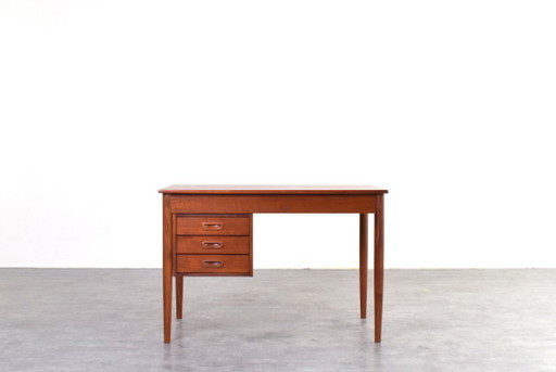 Escritorio danés de teca de estilo moderno de mediados de siglo, década de 1960. – bureau, Wood