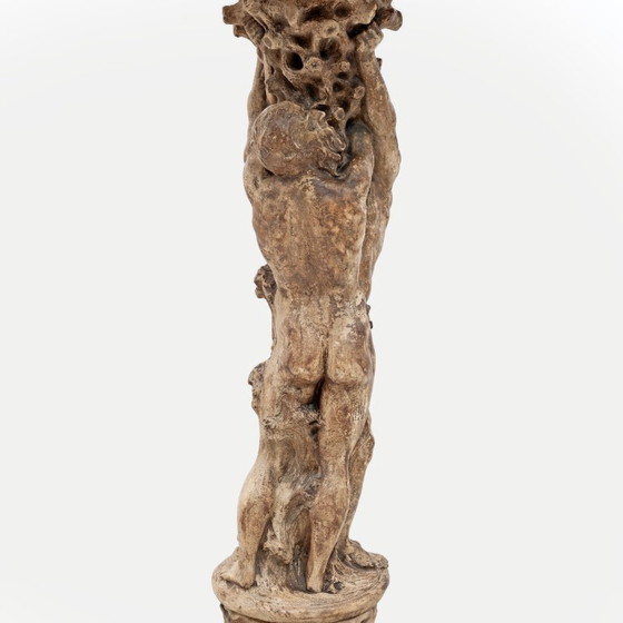 Image 1 of Fontaine en terre cuite italienne de style néo-Renaissance. Toscane, début du XIXe siècle.