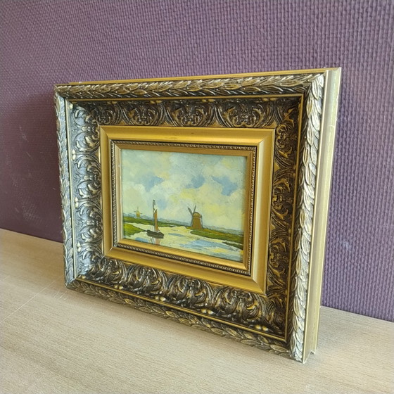 Image 1 of Oil painting in a beautiful frame!
