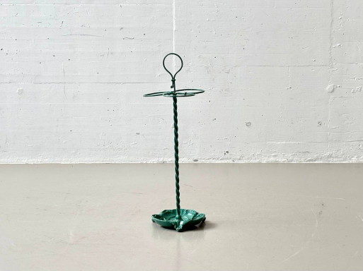 Slim cast iron umbrella stand, 1950s