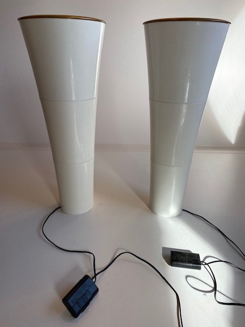 Ikea Fackla Flush Tube Vloerlamp Carl Ojerstam jaren 90 – vloerlampen, Plastic (photo 2 of 5)