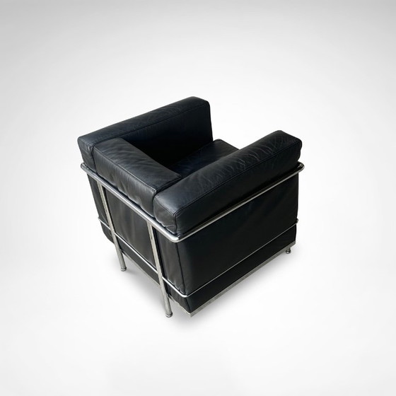 Poltrona LC2 di Le Corbusier e altri per Cassina, anni '90. – Poltrone, Metal, Leather (photo 10 of 11)