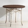 Tavolo rotondo da esterno in metallo antico (Francia, c.1900) – Tavoli da giardino, Wood, Iron (photo 9 of 22)