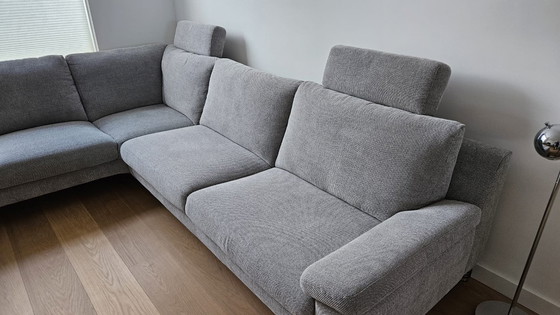 Image 1 of Beautiful light gray corner sofa from Montel (1.5 years old)